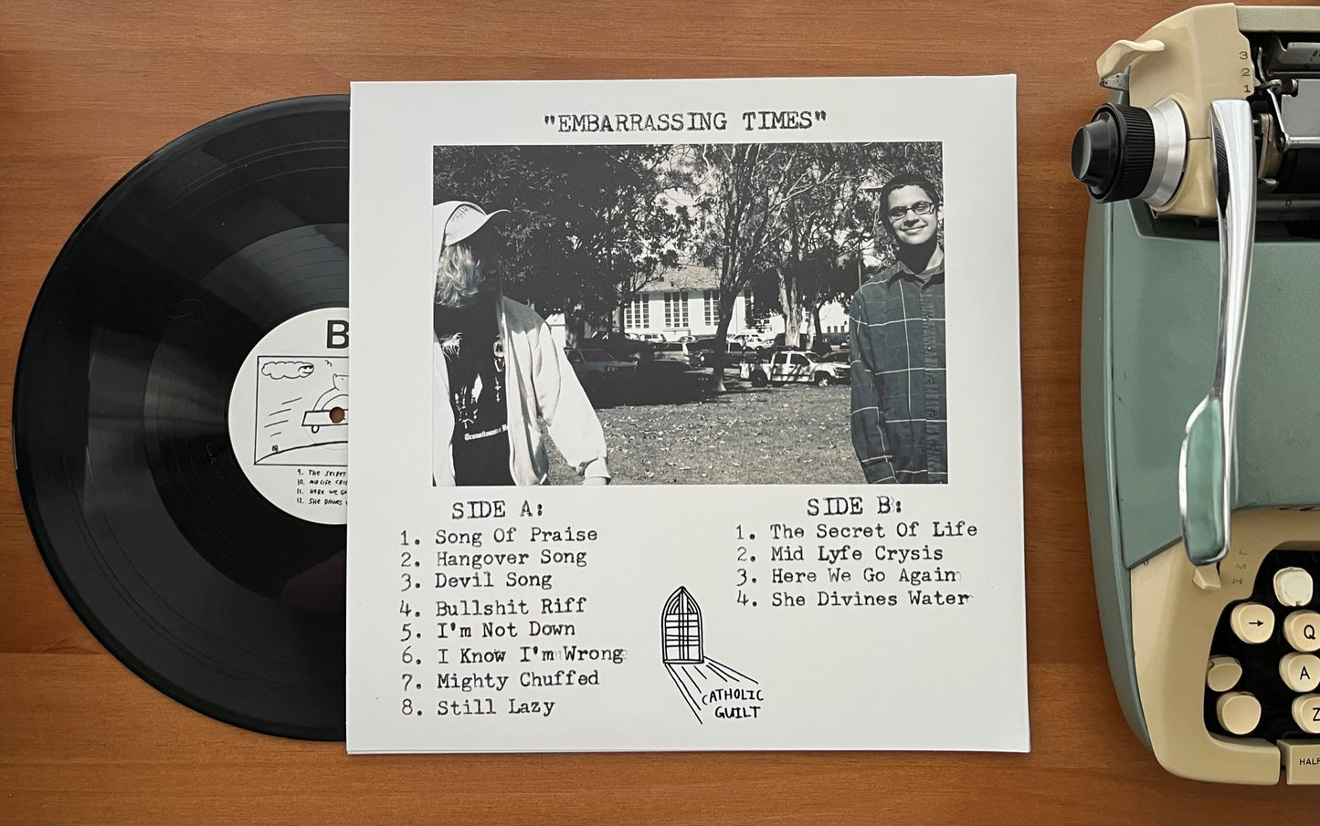 Limited Edition Black Vinyl "Embarrassing Times" by Tony Molina