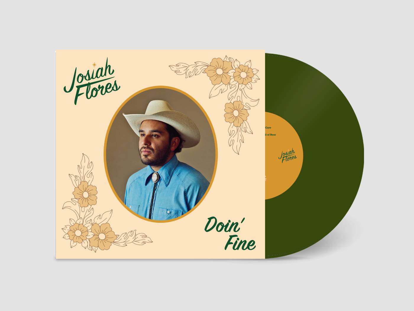 Speakeasy 010 - Doin' Fine by Josiah Flores - Limited Edition 12" Colored Vinyl First Press