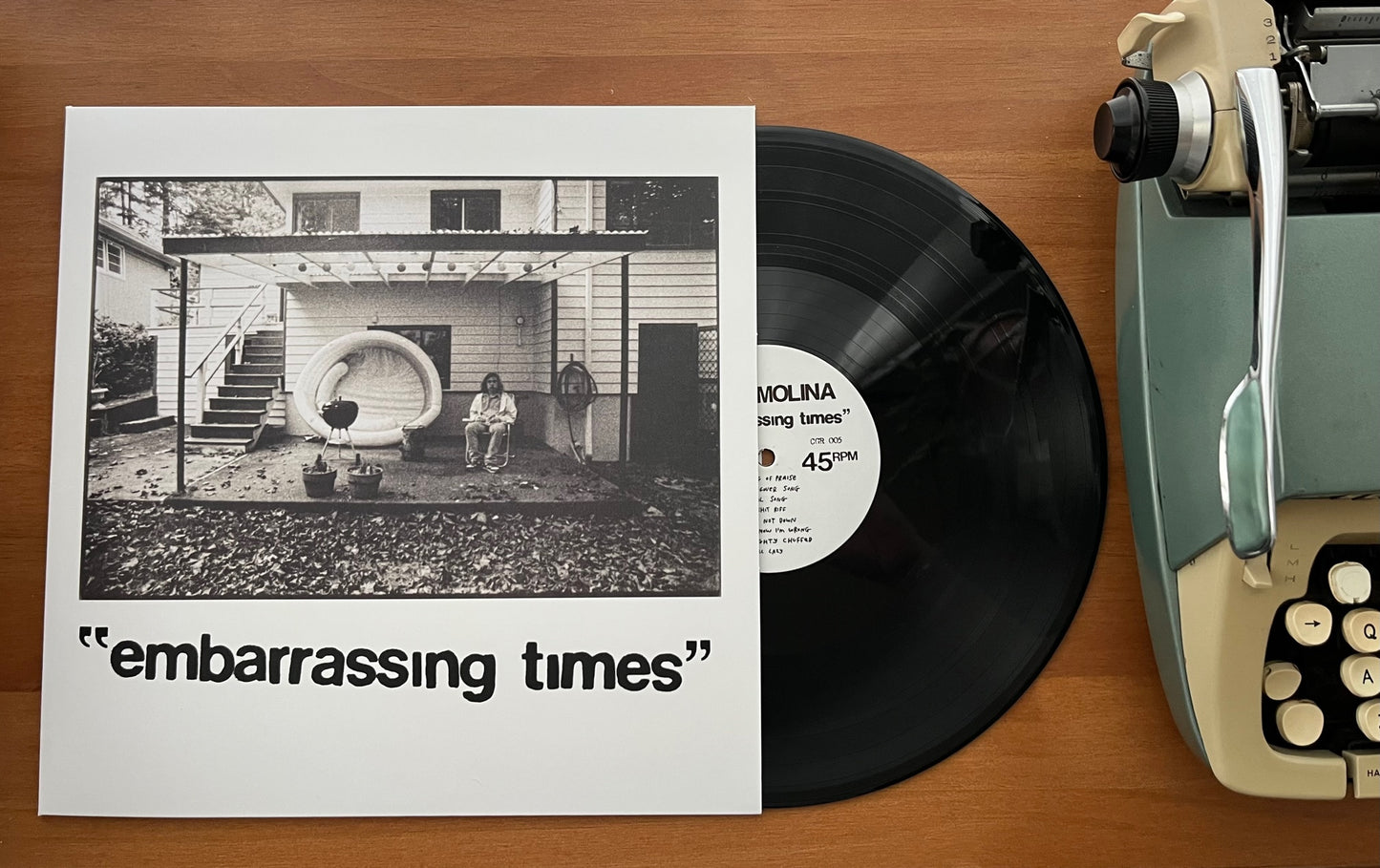 Limited Edition Black Vinyl "Embarrassing Times" by Tony Molina